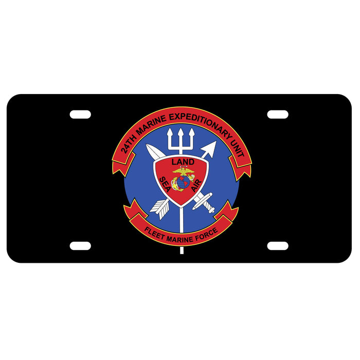 24th MEU Fleet Marine Force License Plate - SGT GRIT