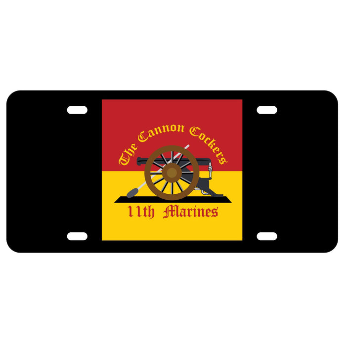 11th Marines Regimental License Plate
