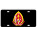 1st Battalion 2nd Marines License Plate - SGT GRIT