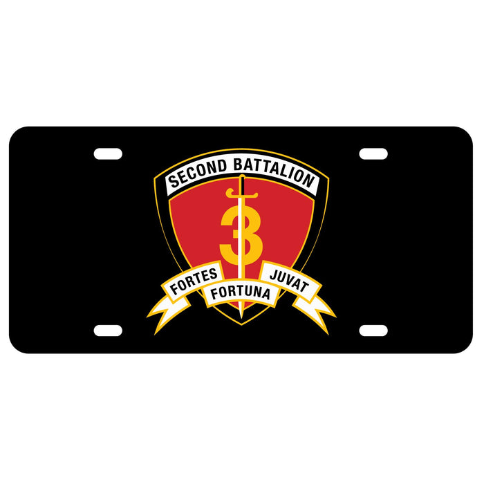 2nd Battalion 3rd Marines License Plate