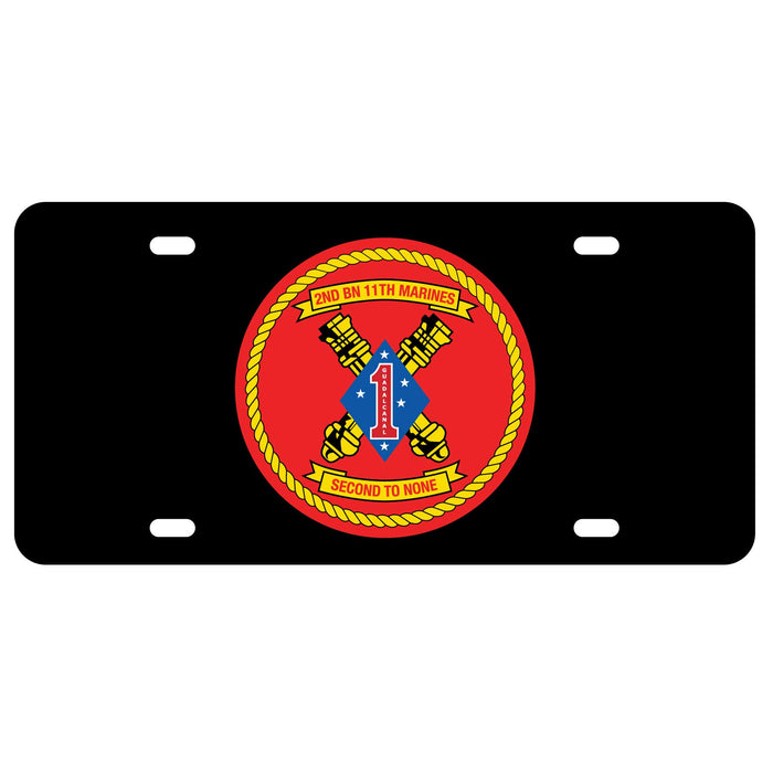 2nd Battalion 11th Marines License Plate
