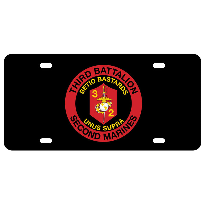 3rd Battalion 2nd Marines License Plate