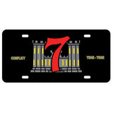 7th Engineers Battalion License Plate - SGT GRIT