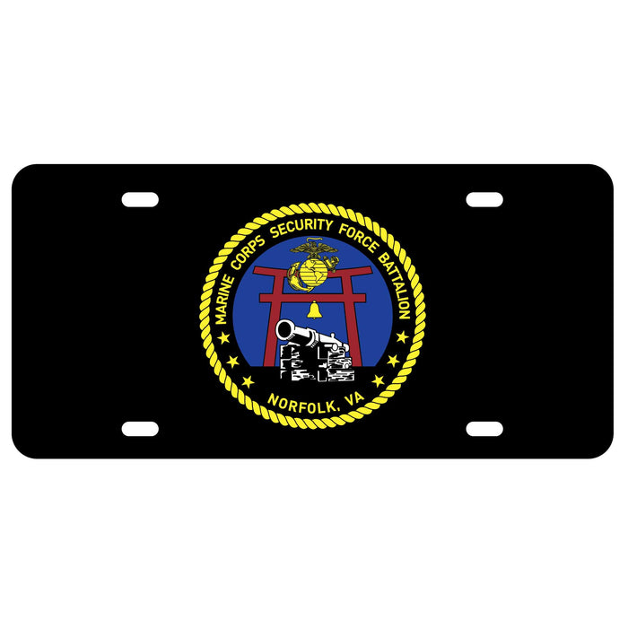 Marine Corps Security Force Battalion License Plate - SGT GRIT