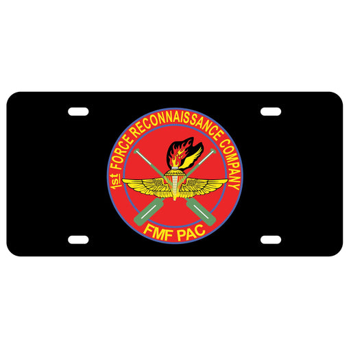 1st Force Recon FMF PAC License Plate - SGT GRIT