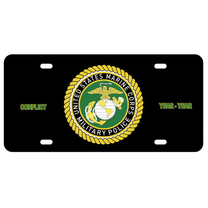 Military Police License Plate