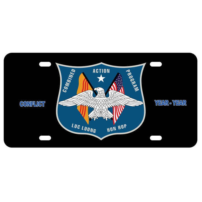 Combined Action Program License Plate - SGT GRIT
