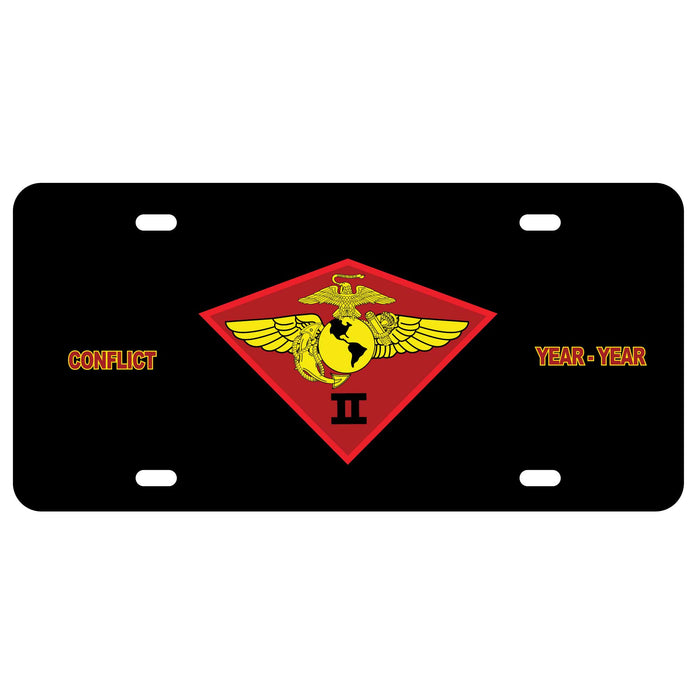 2nd Marine Air Wing License Plate