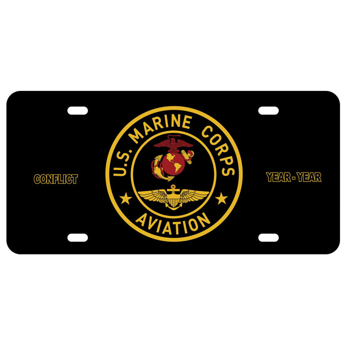 Marine Corps Aviation License Plate
