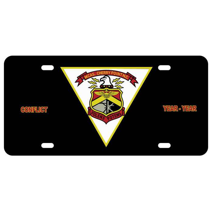 MCAS Cherry Point License Plate - SGT GRIT