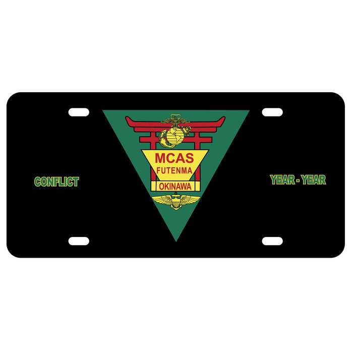 MCAS Futenma License Plate