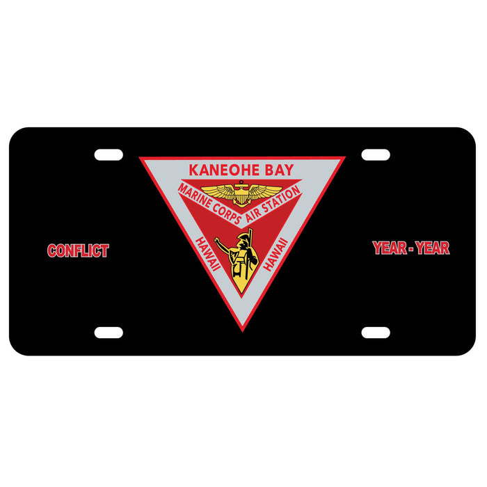 MCAS Kaneohe Bay License Plate - SGT GRIT