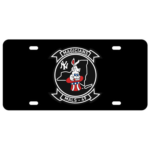 MALS-49 License Plate - SGT GRIT