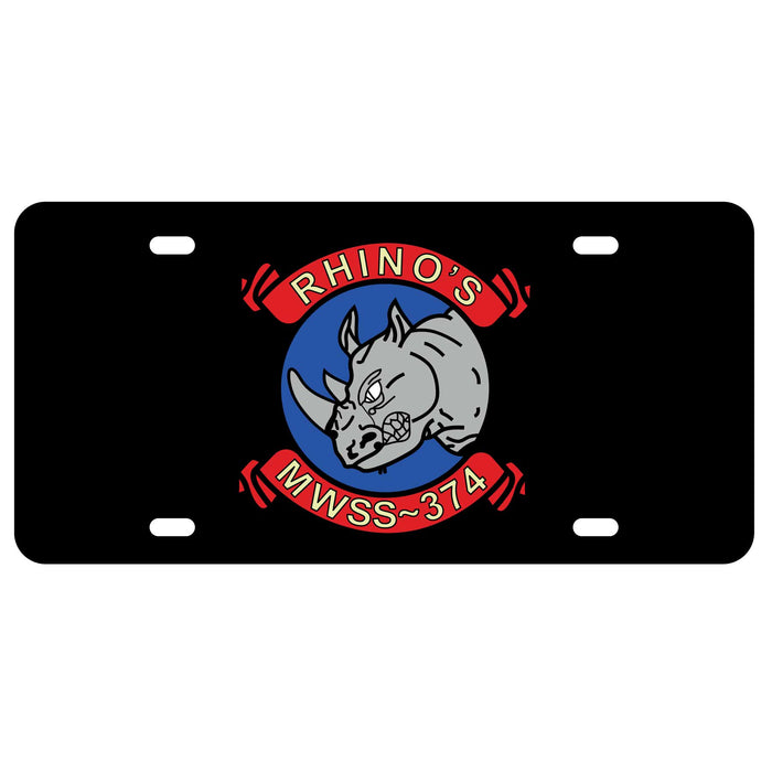 MWSS-374 License Plate - SGT GRIT