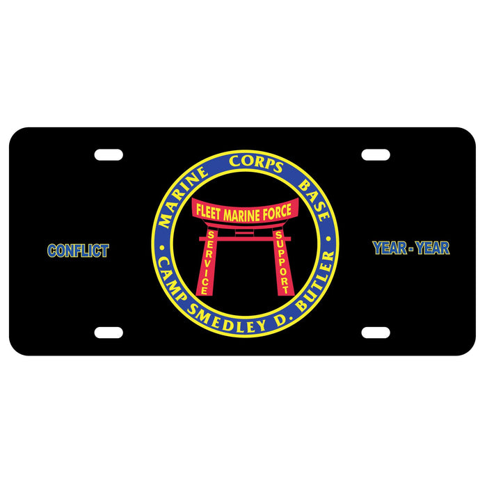 Marine Corps Base Okinawa License Plate - SGT GRIT