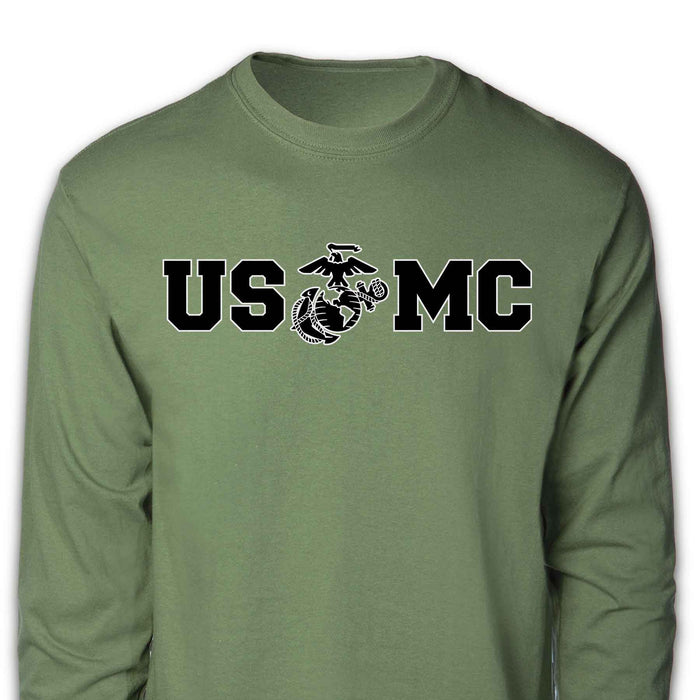 Bold USMC Long Sleeve T-Shirt