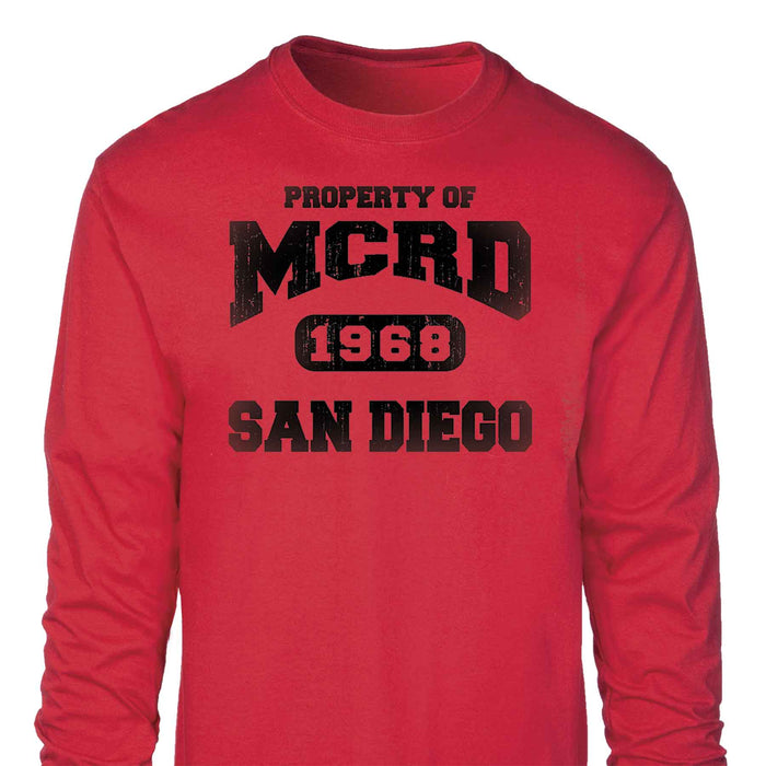 Property of MCRD Long Sleeve T-Shirt - SGT GRIT