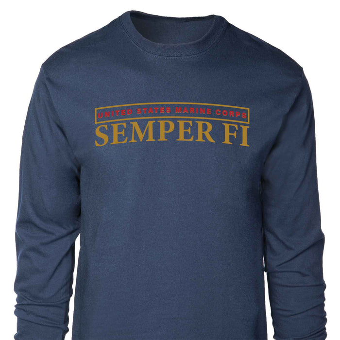 Semper Fi Arch Long Sleeve T-shirt - SGT GRIT