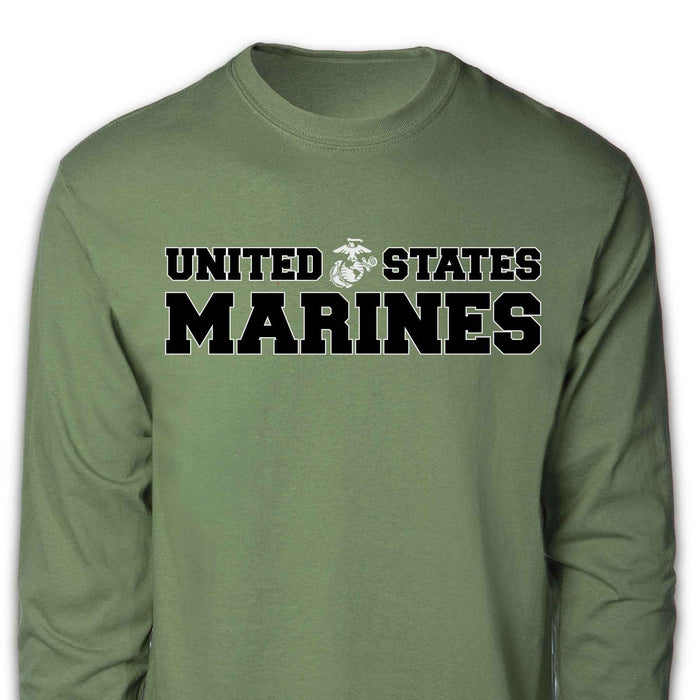United States Marines Long Sleeve T-Shirt - SGT GRIT
