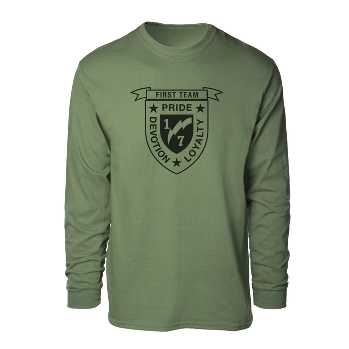 1st Battalion 7th Marines Long Sleeve Shirt