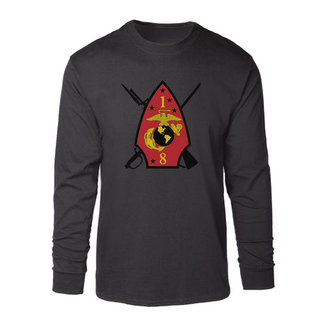 1st Battalion 8th Marines Long Sleeve Shirt - SGT GRIT