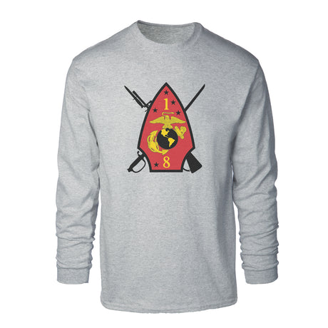 1st Battalion 8th Marines Long Sleeve Shirt - SGT GRIT