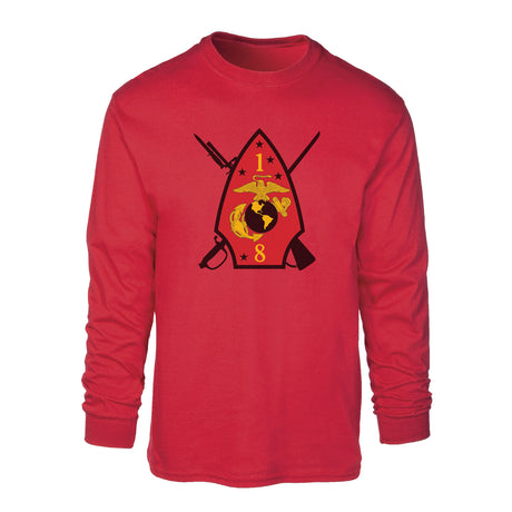 1st Battalion 8th Marines Long Sleeve Shirt - SGT GRIT