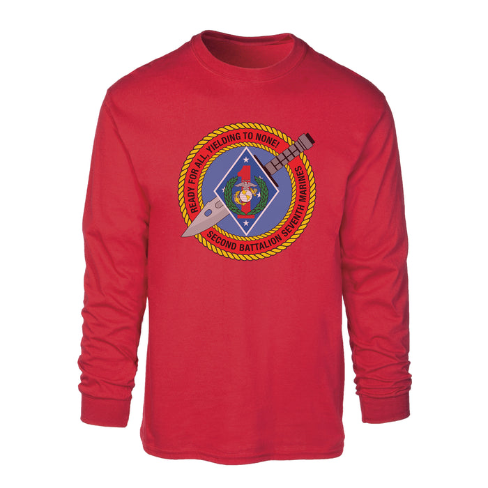 2nd Battalion 7th Marines Long Sleeve Shirt - SGT GRIT