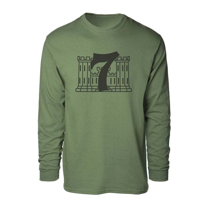 7th Engineers Battalion Long Sleeve Shirt - SGT GRIT