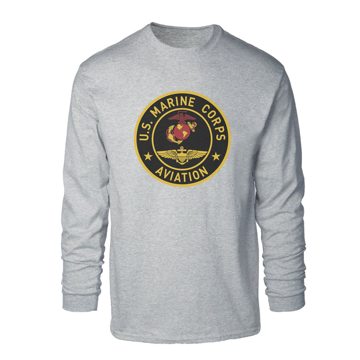 Marine Corps Aviation Long Sleeve Shirt - SGT GRIT