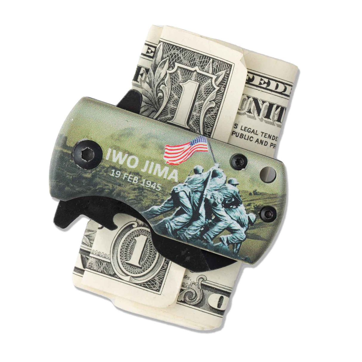 Iwo Jima Knife With Money Clip - SGT GRIT