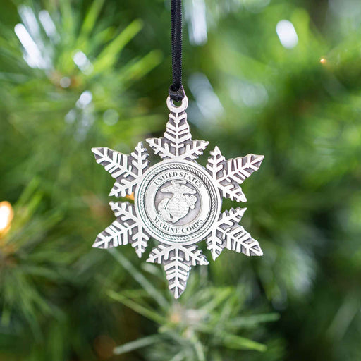 USMC Snowflake Ornament - SGT GRIT