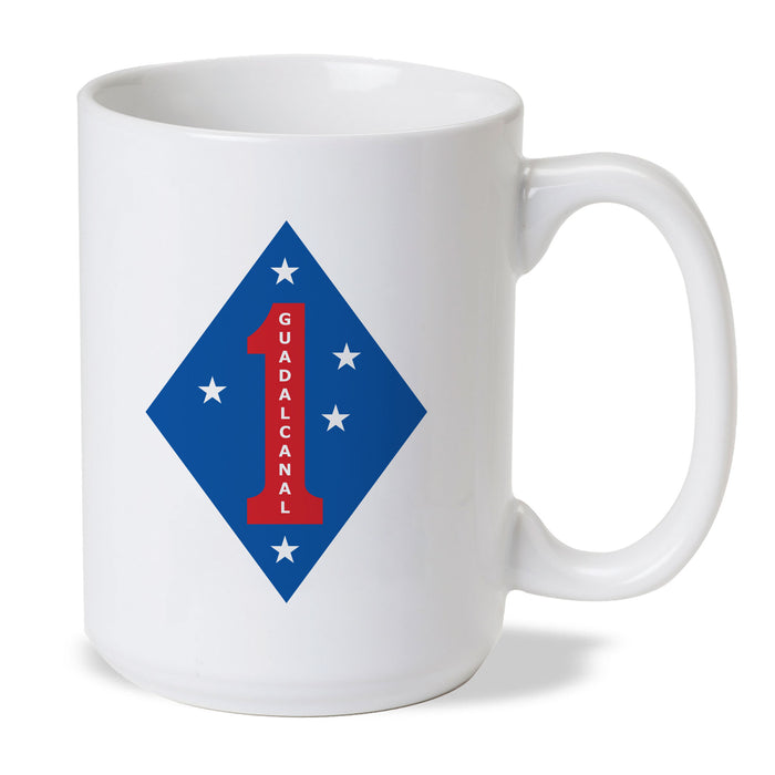Guadalcanal 1st Marine Division Coffee Mug - SGT GRIT