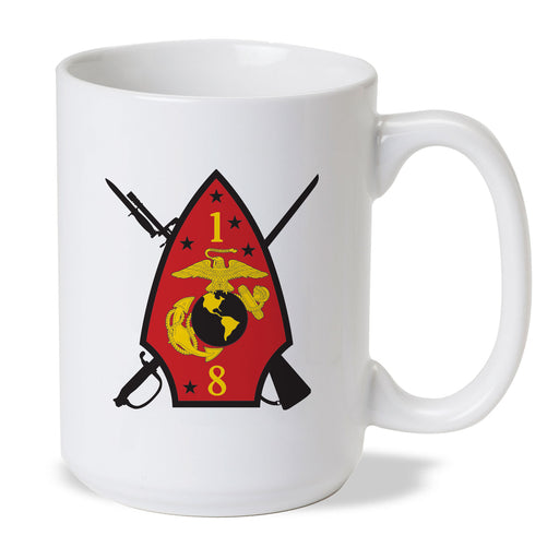 1st Battalion 8th Marines Coffee Mug - SGT GRIT