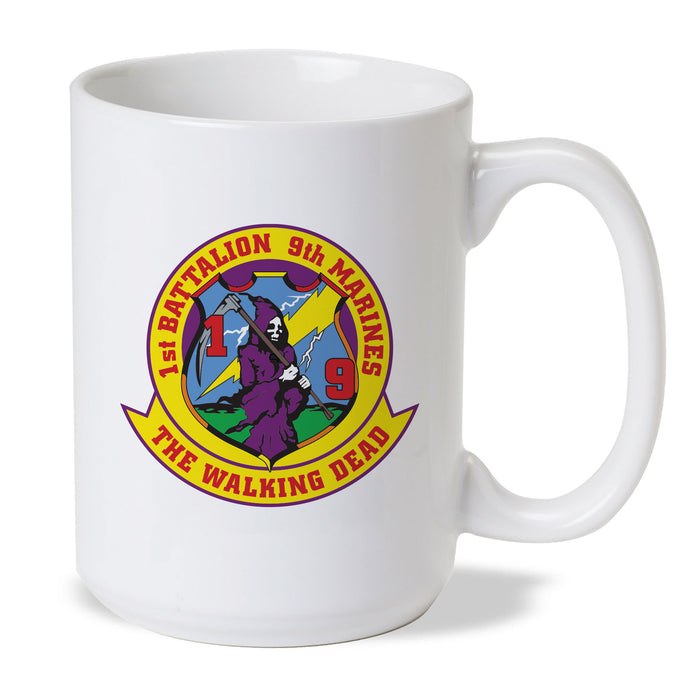 1st Battalion 9th Marines Coffee Mug - SGT GRIT