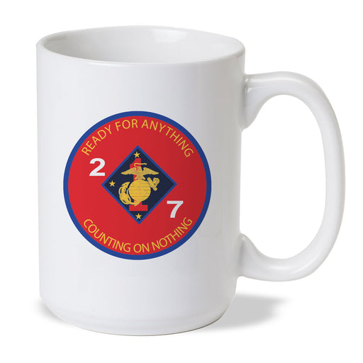 2nd Battalion 7th Marines (Alternate Design) Coffee Mug - SGT GRIT