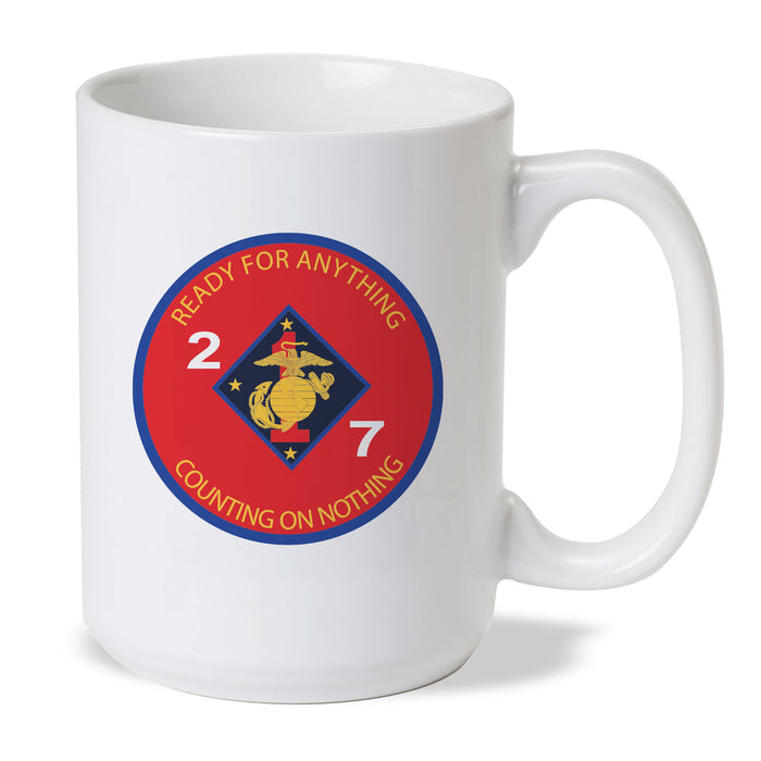 2nd Battalion 7th Marines (Alternate Design) Coffee Mug - SGT GRIT