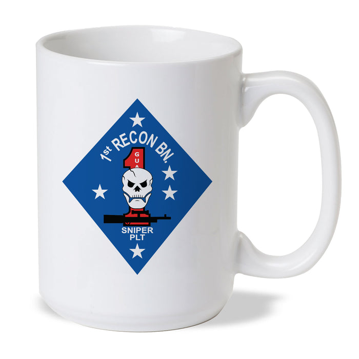 1st Recon Battalion Sniper Platoon Coffee Mug - SGT GRIT