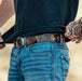 The Few The Proud Embossed Leather Belt - SGT GRIT