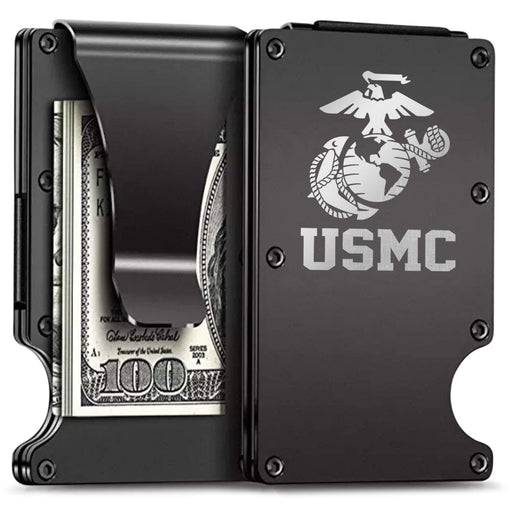 USMC & EGA Aluminum Wallet - SGT GRIT