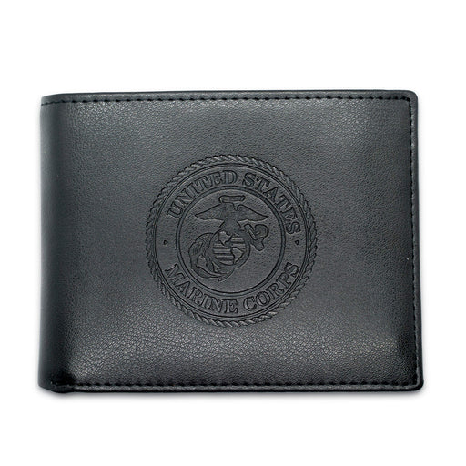 USMC Bi-fold Leather Wallet - SGT GRIT