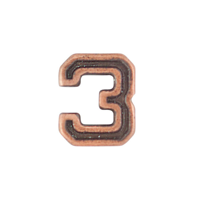 Bronze Numeral 3 - SGT GRIT