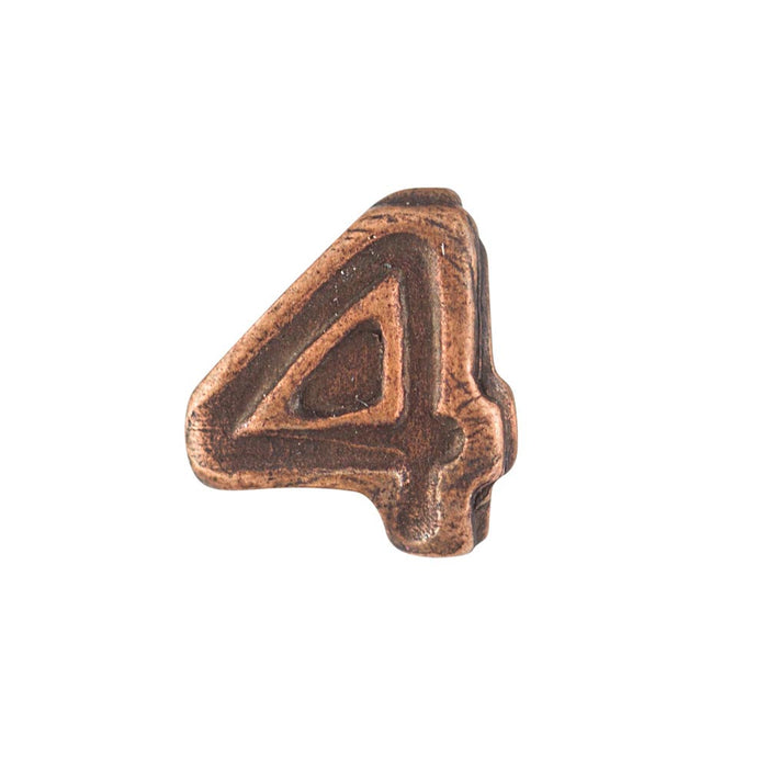 Bronze Numeral 4 - SGT GRIT