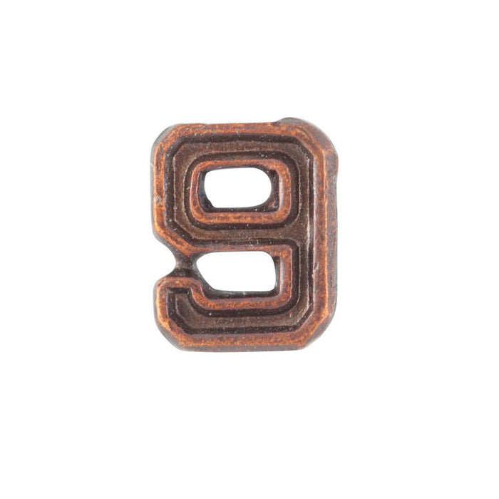 Bronze Numeral 9 - SGT GRIT