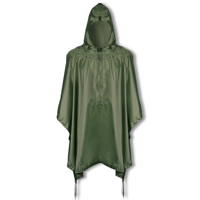 Green Ripstop Poncho - SGT GRIT