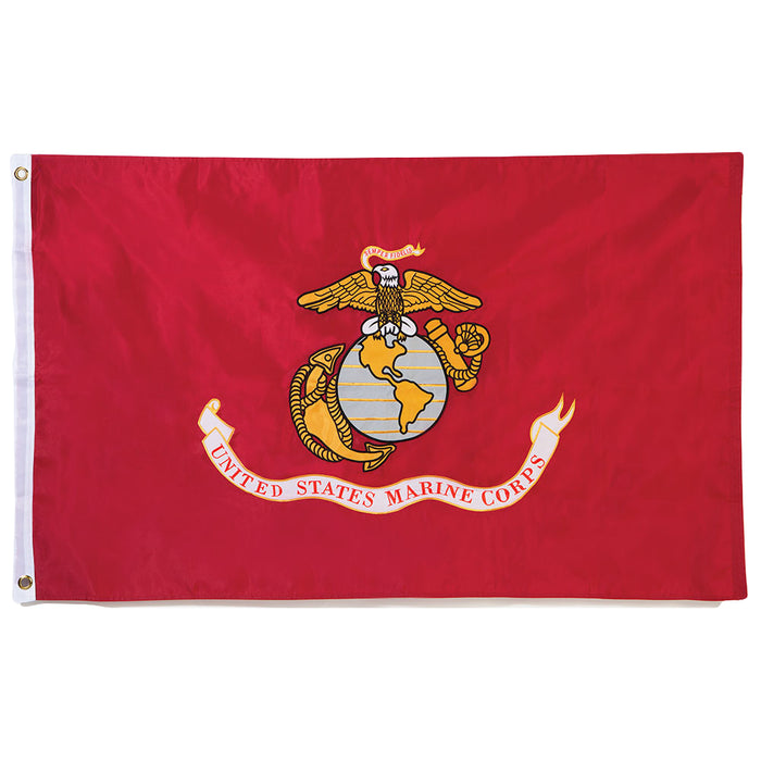 Single Sided Printed Marine Corps 3'x5' Polyester Flag