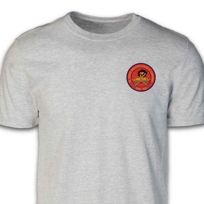 1st Force Recon FMF PAC Patch T-shirt Gray
