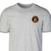 2nd Battalion 8th Marines Patch T-shirt Gray - SGT GRIT