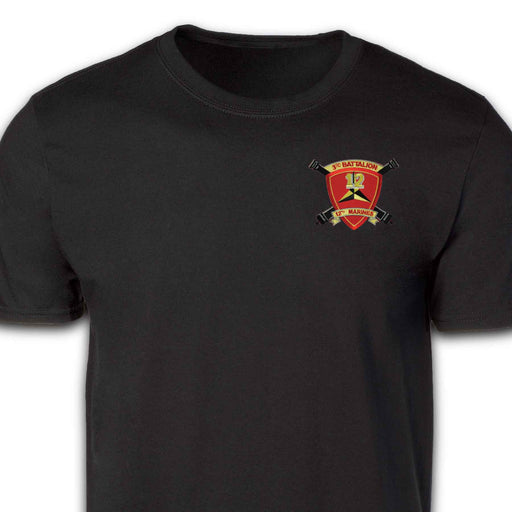 3rd Battalion 12th Marines Patch T-shirt Black - SGT GRIT