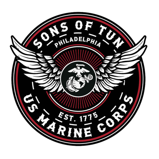 USMC Sons of Tun Wings 10" Patch - SGT GRIT
